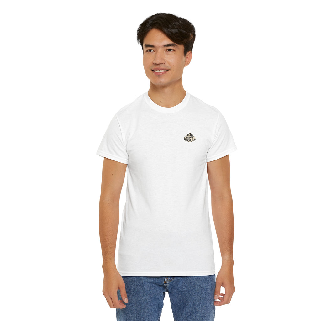 Smiling Goat Trails T-Shirt — Goat Logo Outdoor Tee