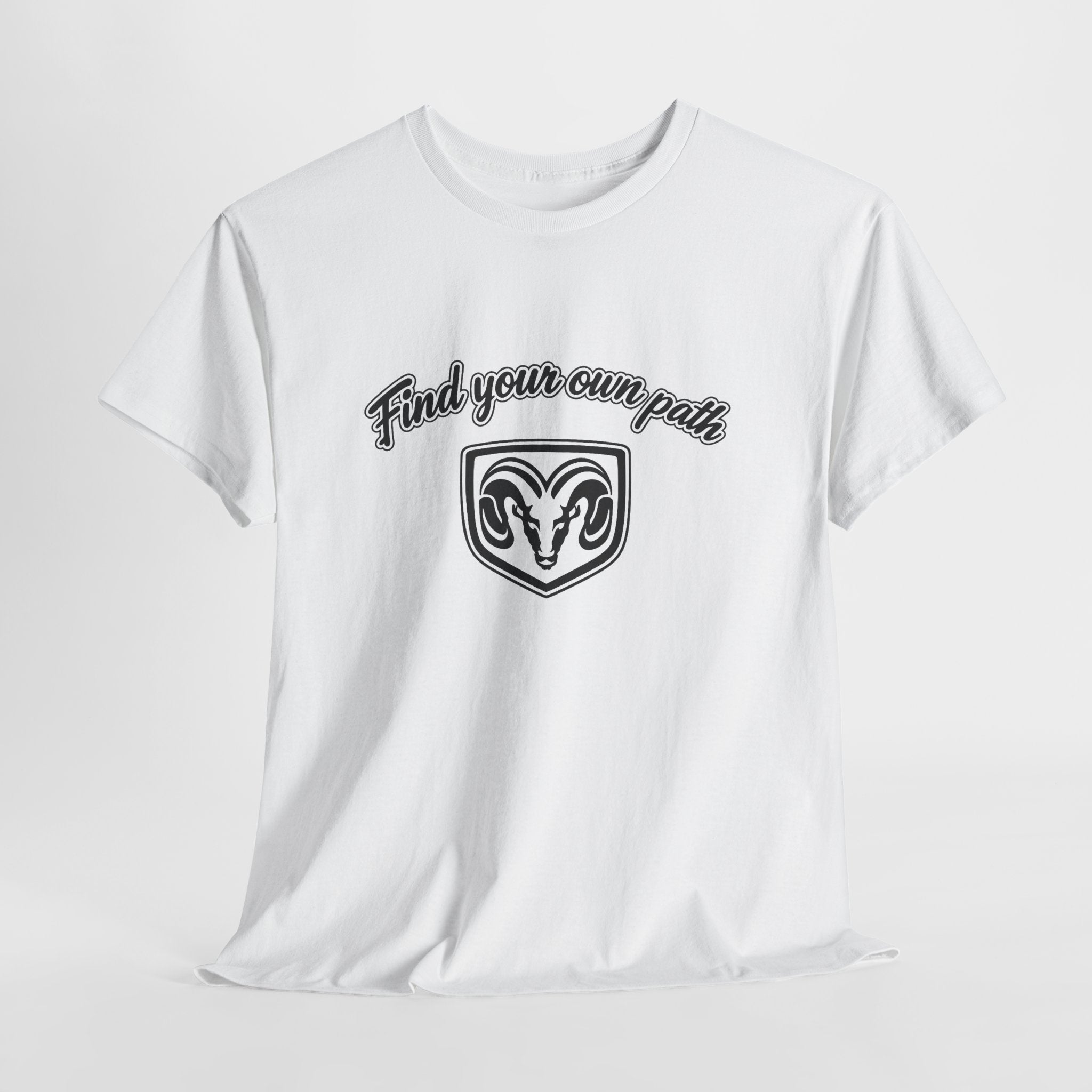 Find Your Own Path T-Shirt — Ram Crest Graphic Tee
