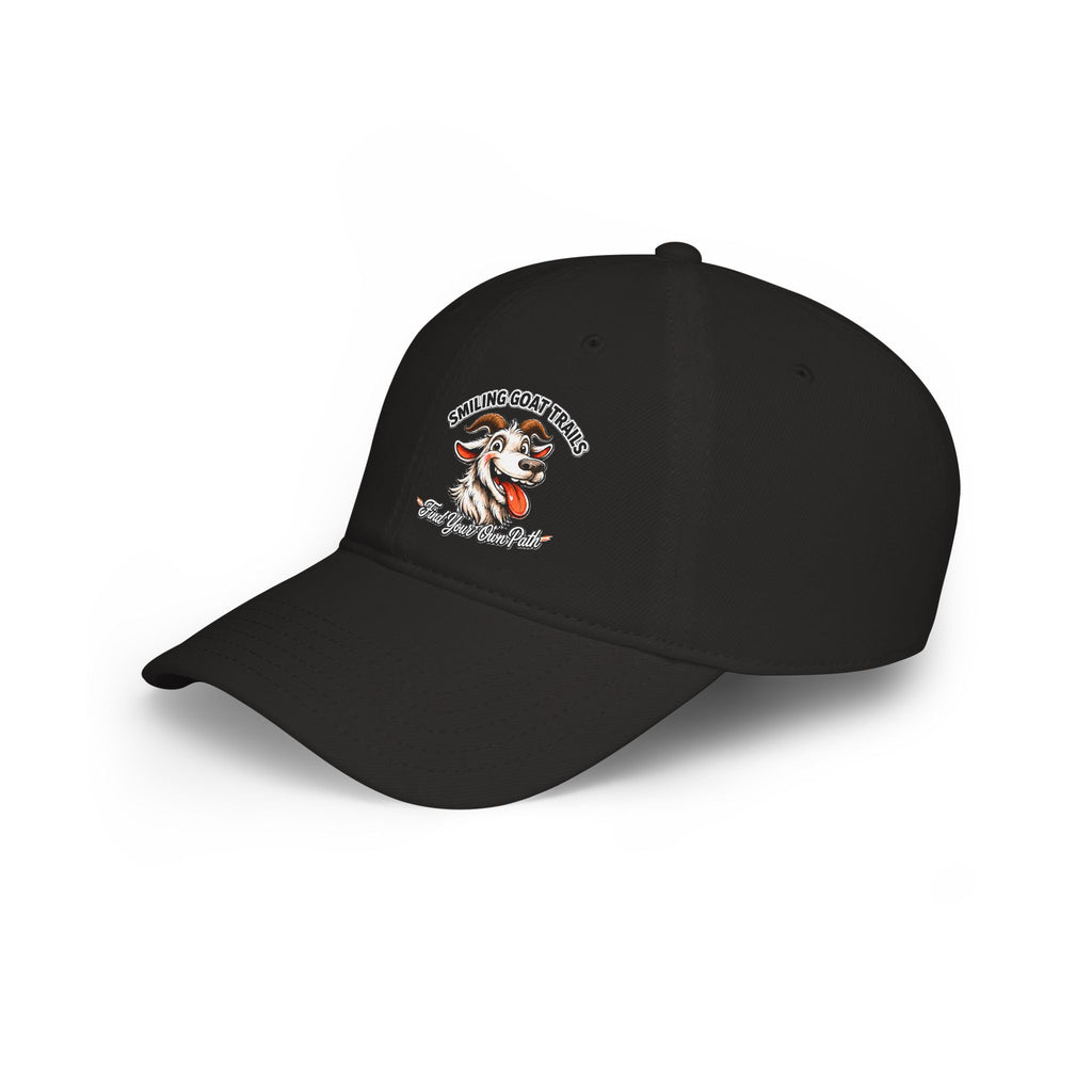 Smiling Goat Trails Low Profile Baseball Cap — Rustic Farm Hat