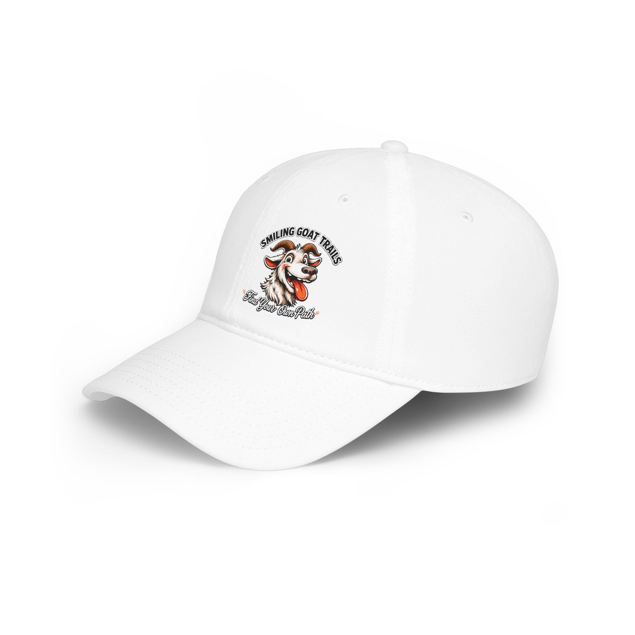 Smiling Goat Trails Low Profile Baseball Cap — Rustic Farm Hat