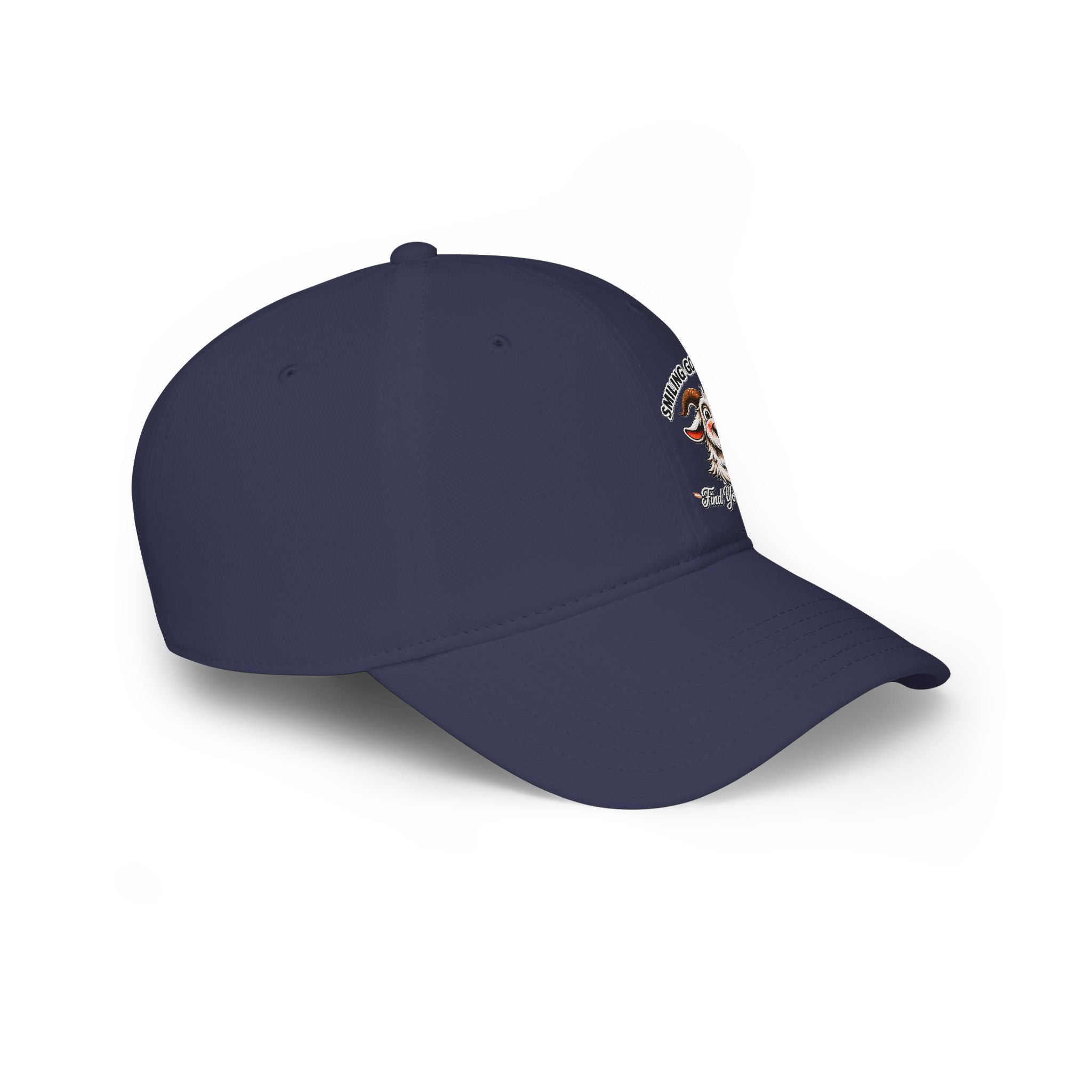 Smiling Goat Trails Low Profile Baseball Cap — Rustic Farm Hat