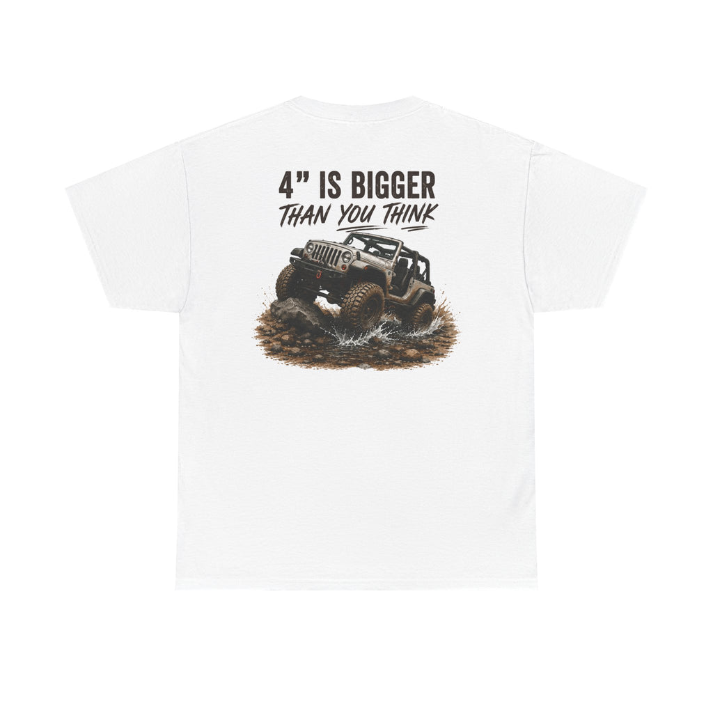 Jeep Off-Road T-Shirt – “4" Is Bigger Than You Think” Mud Runner Tee