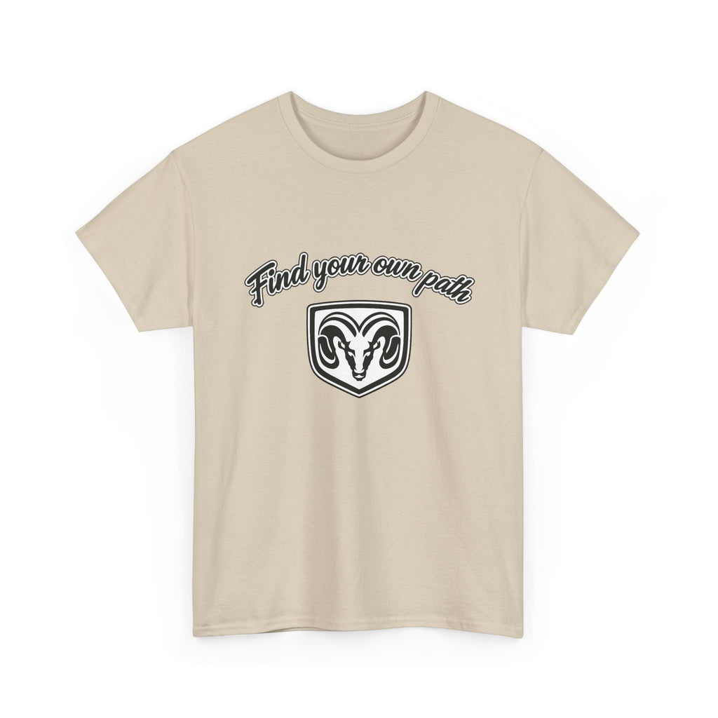 Find Your Own Path T-Shirt — Ram Crest Graphic Tee