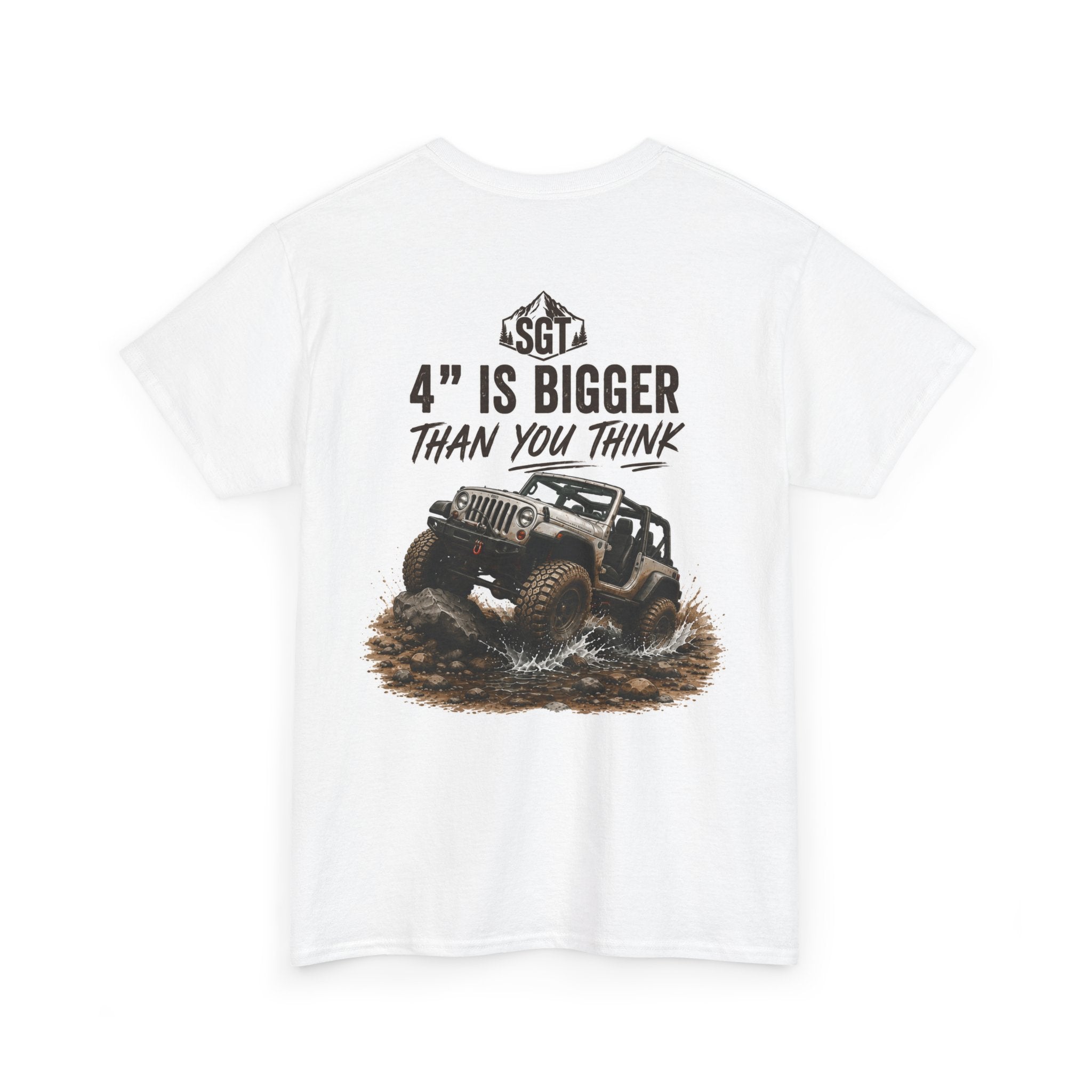 Jeep Off-Road T-Shirt – “4" Is Bigger Than You Think” Mud Runner Tee