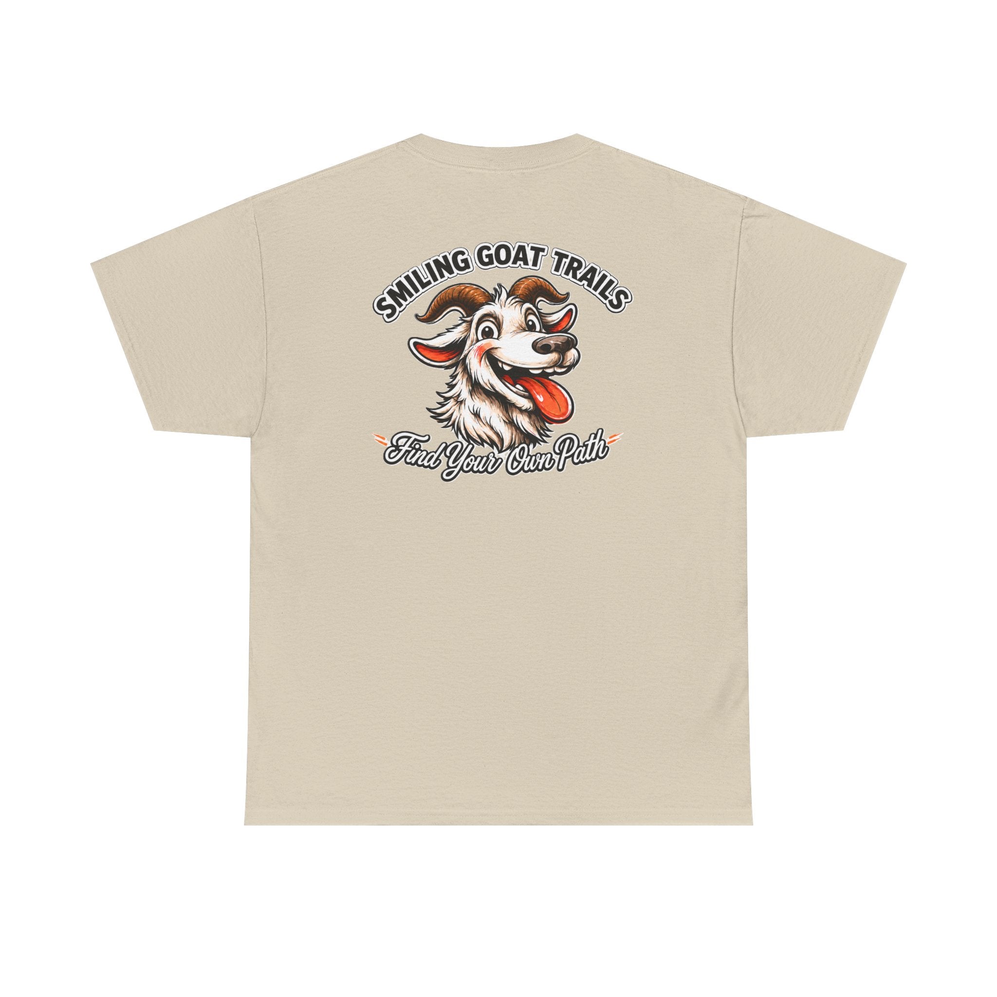 Smiling Goat Trails T-Shirt — Goat Logo Outdoor Tee