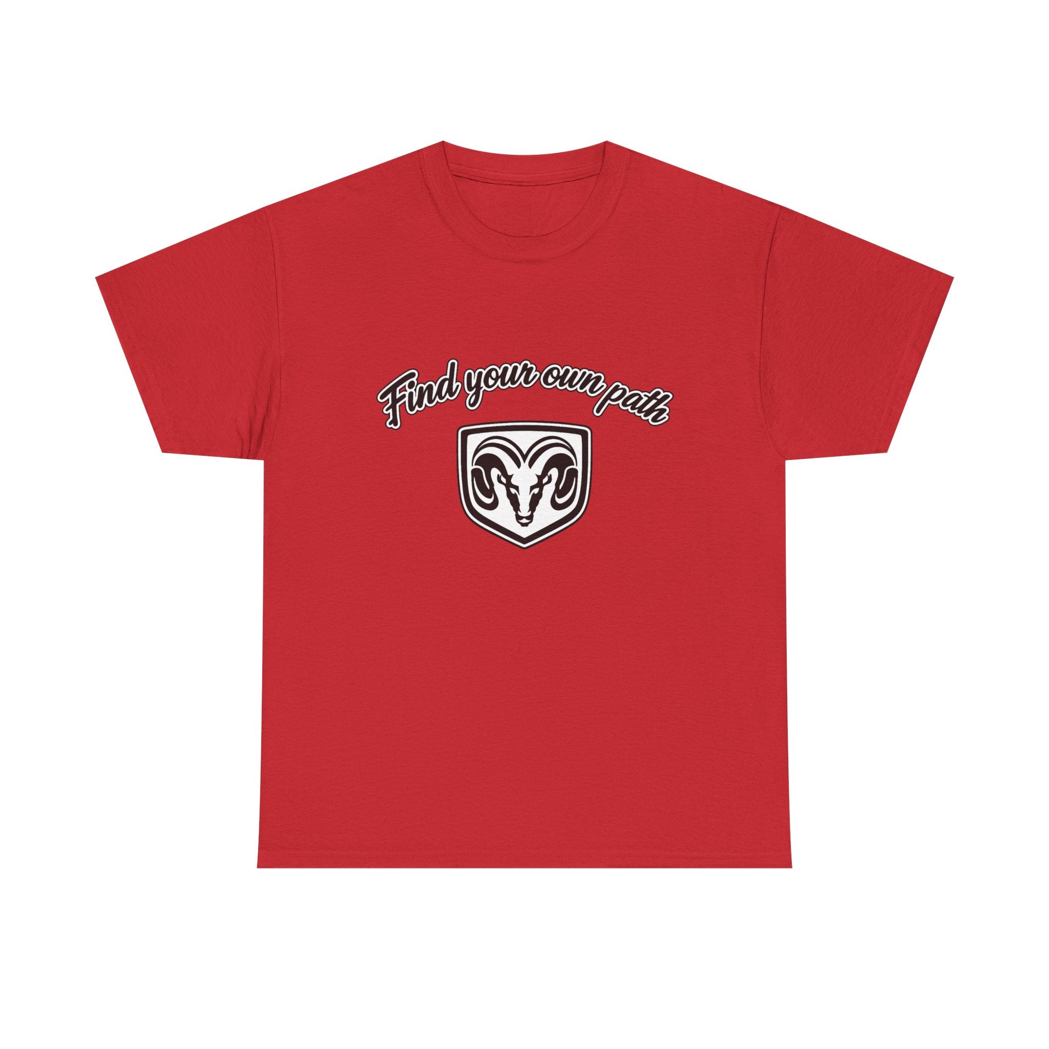 Find Your Own Path T-Shirt — Ram Crest Graphic Tee