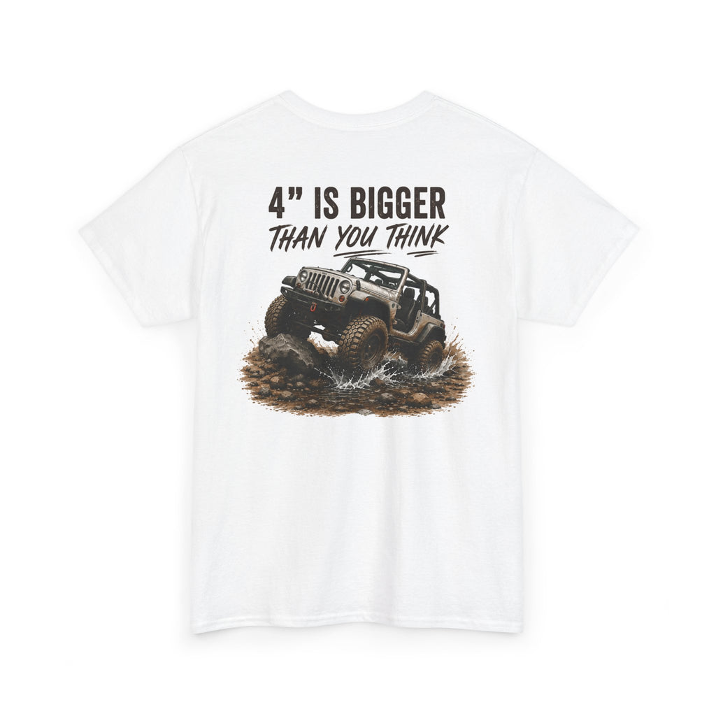 Jeep Off-Road T-Shirt – “4" Is Bigger Than You Think” Mud Runner Tee