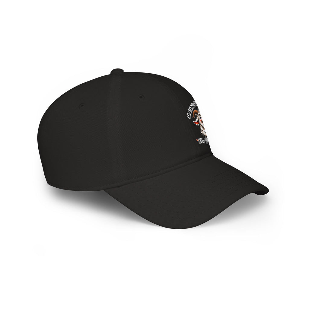 Smiling Goat Trails Low Profile Baseball Cap — Rustic Farm Hat