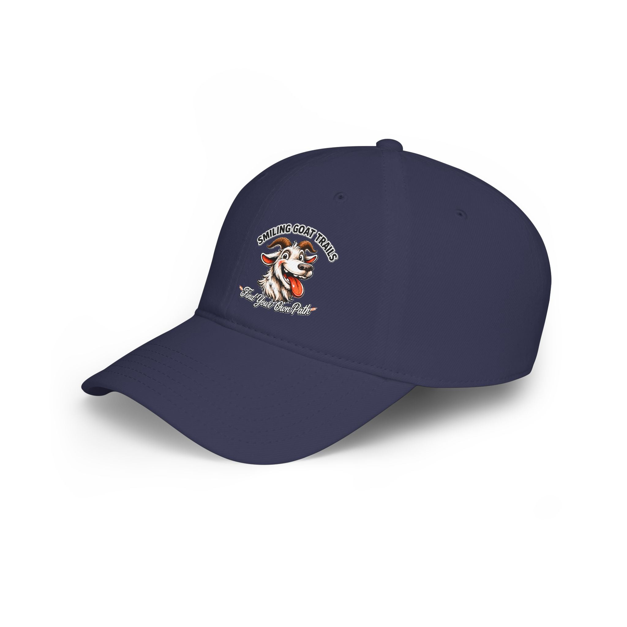 Smiling Goat Trails Low Profile Baseball Cap — Rustic Farm Hat