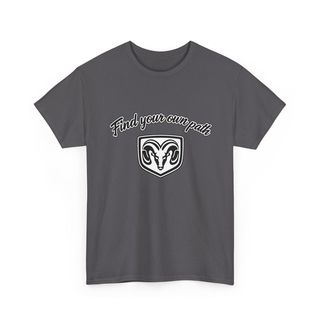 Find Your Own Path T-Shirt — Ram Crest Graphic Tee