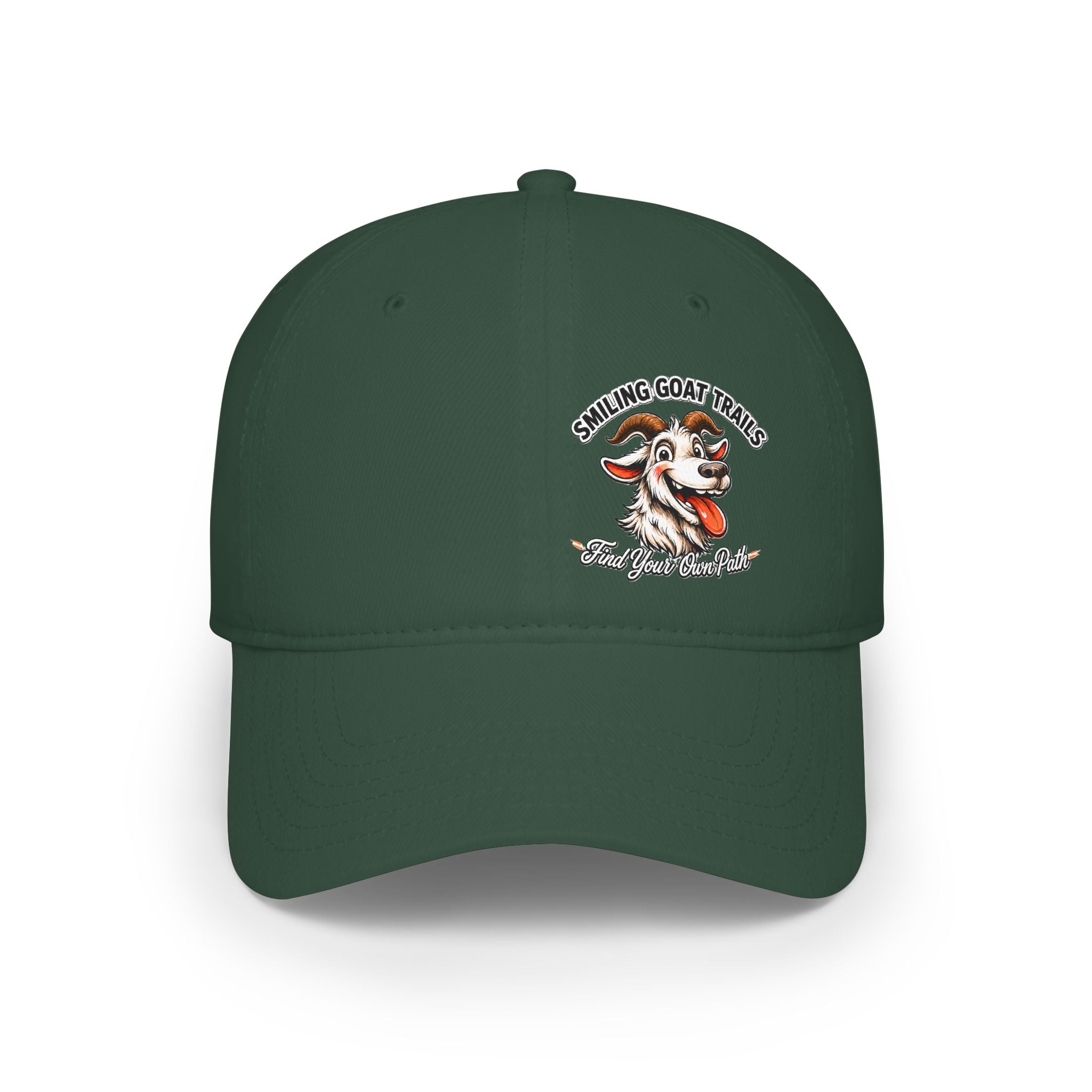 Smiling Goat Trails Low Profile Baseball Cap — Rustic Farm Hat