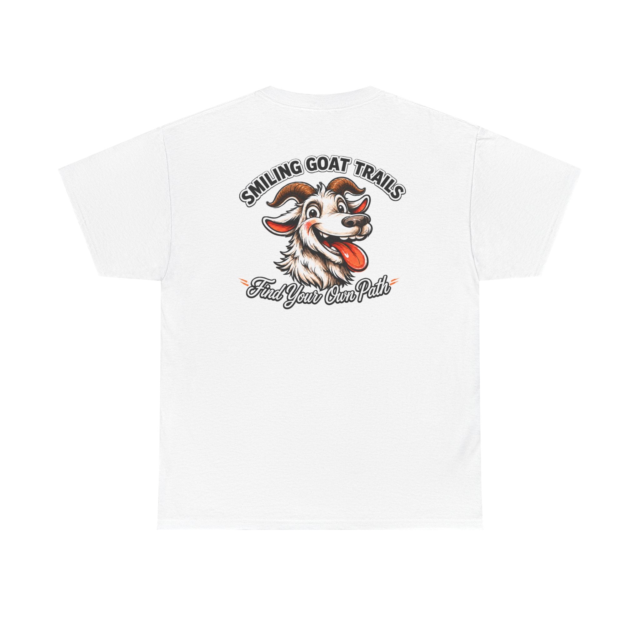 Smiling Goat Trails T-Shirt — Goat Logo Outdoor Tee