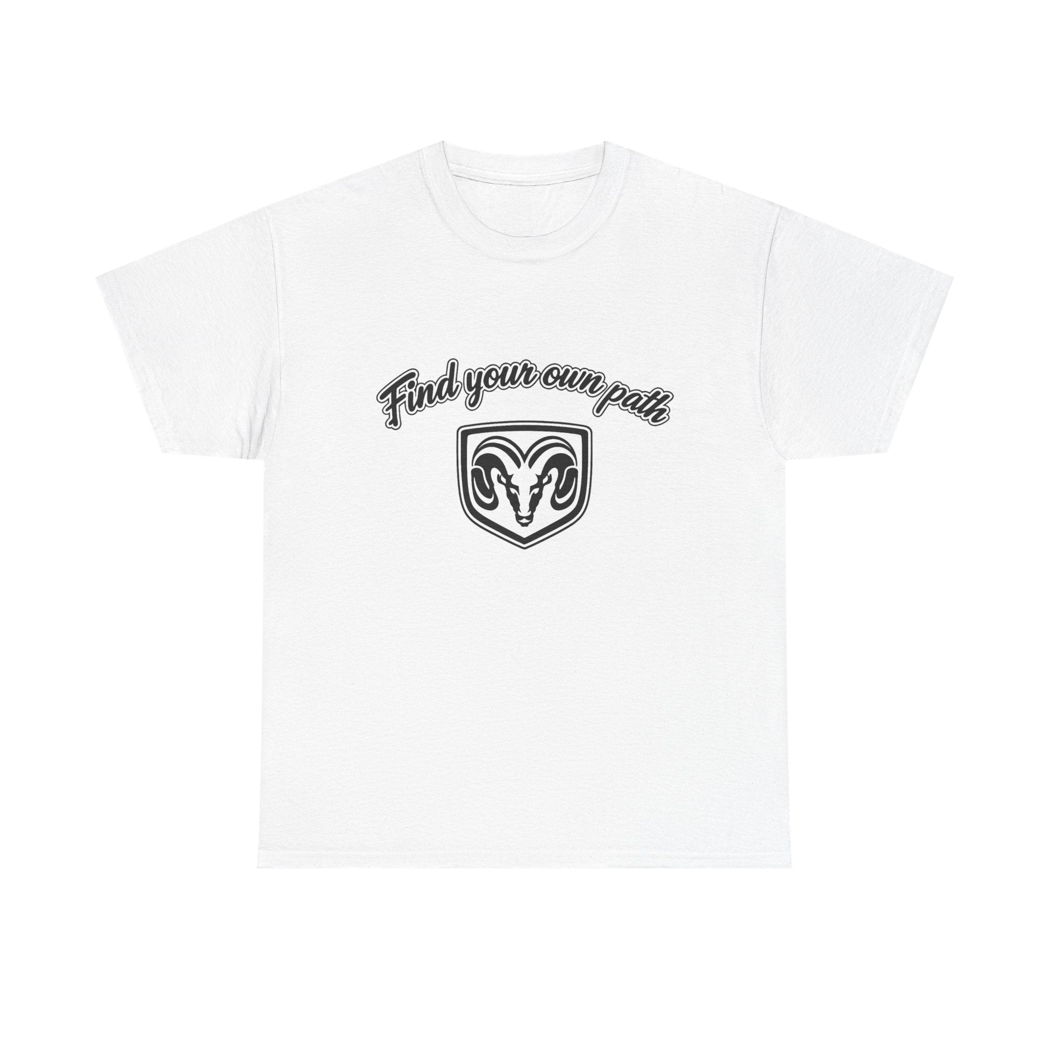 Find Your Own Path T-Shirt — Ram Crest Graphic Tee