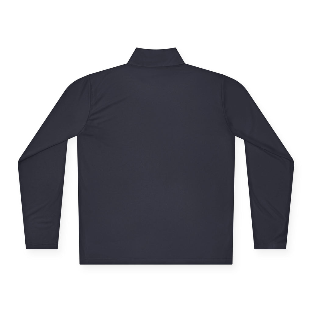 Eagle American Flag Quarter-Zip Pullover Smiling Goat Logo