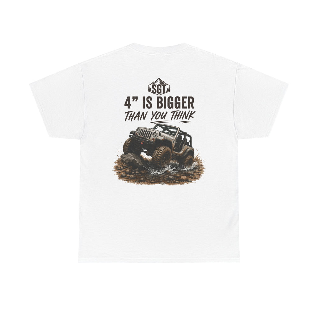 Jeep Off-Road T-Shirt – “4" Is Bigger Than You Think” Mud Runner Tee