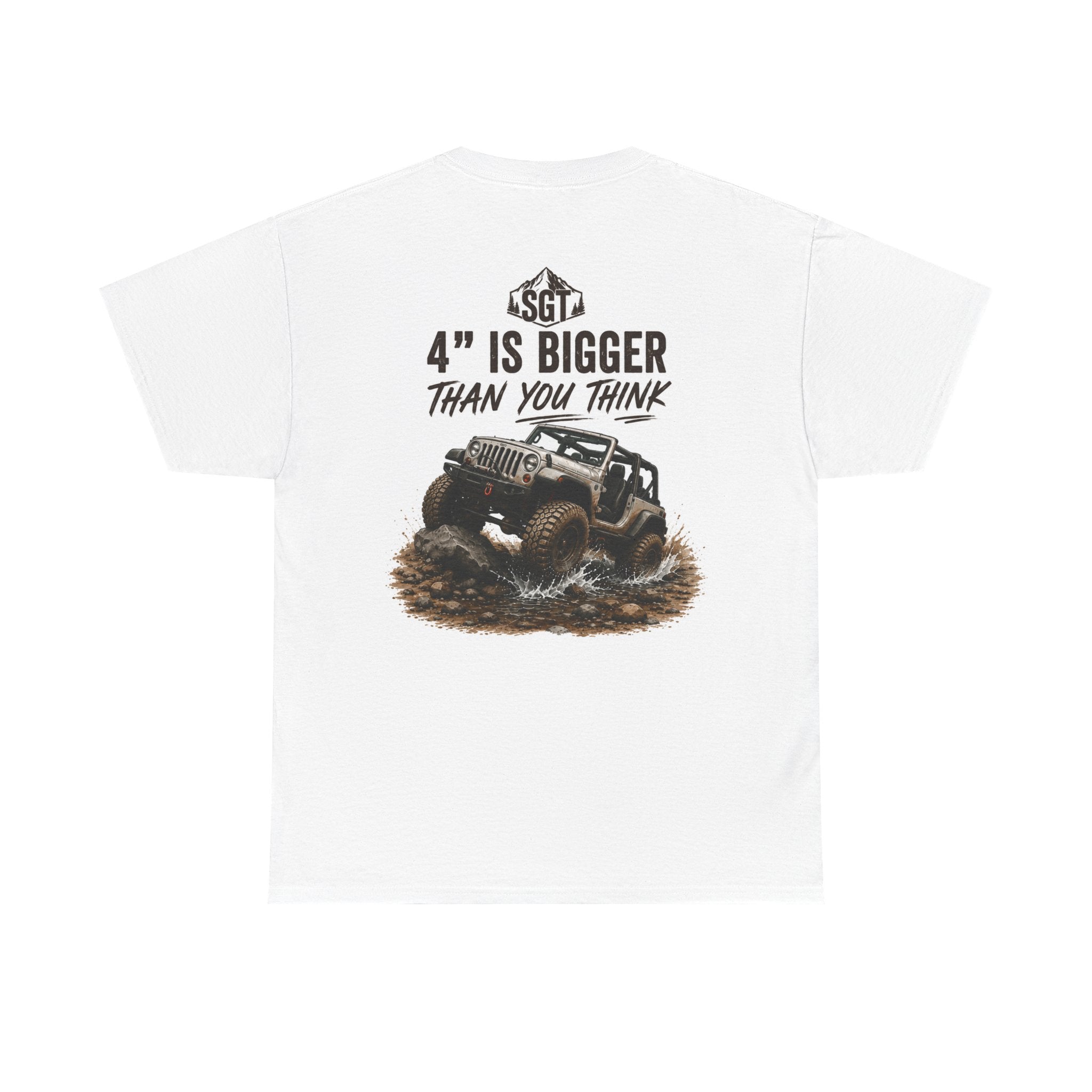 Jeep Off-Road T-Shirt – “4" Is Bigger Than You Think” Mud Runner Tee