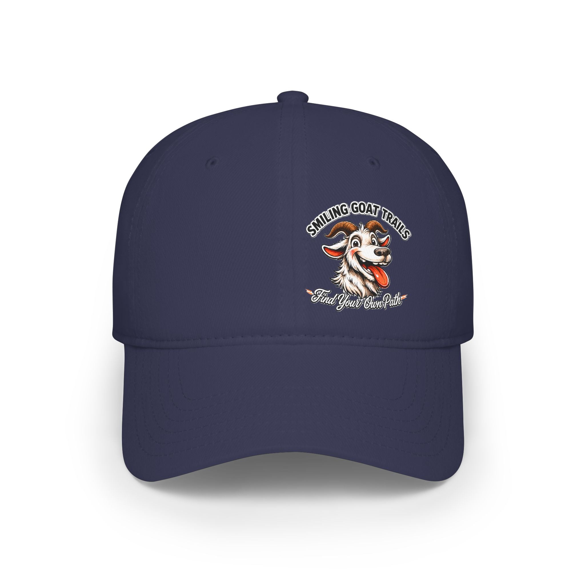 Smiling Goat Trails Low Profile Baseball Cap — Rustic Farm Hat