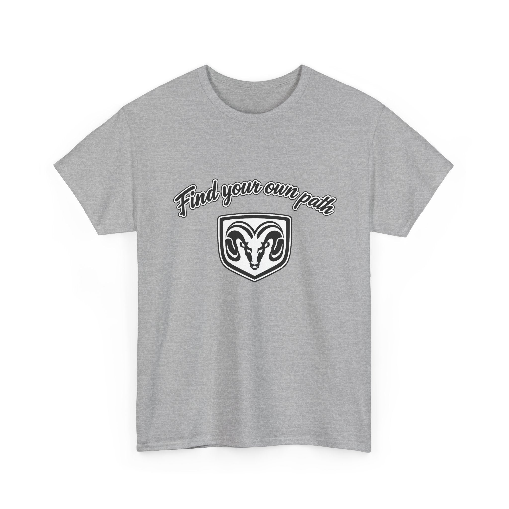 Find Your Own Path T-Shirt — Ram Crest Graphic Tee