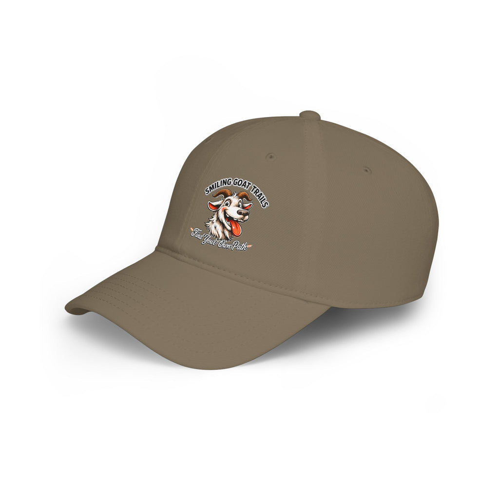 Smiling Goat Trails Low Profile Baseball Cap — Rustic Farm Hat
