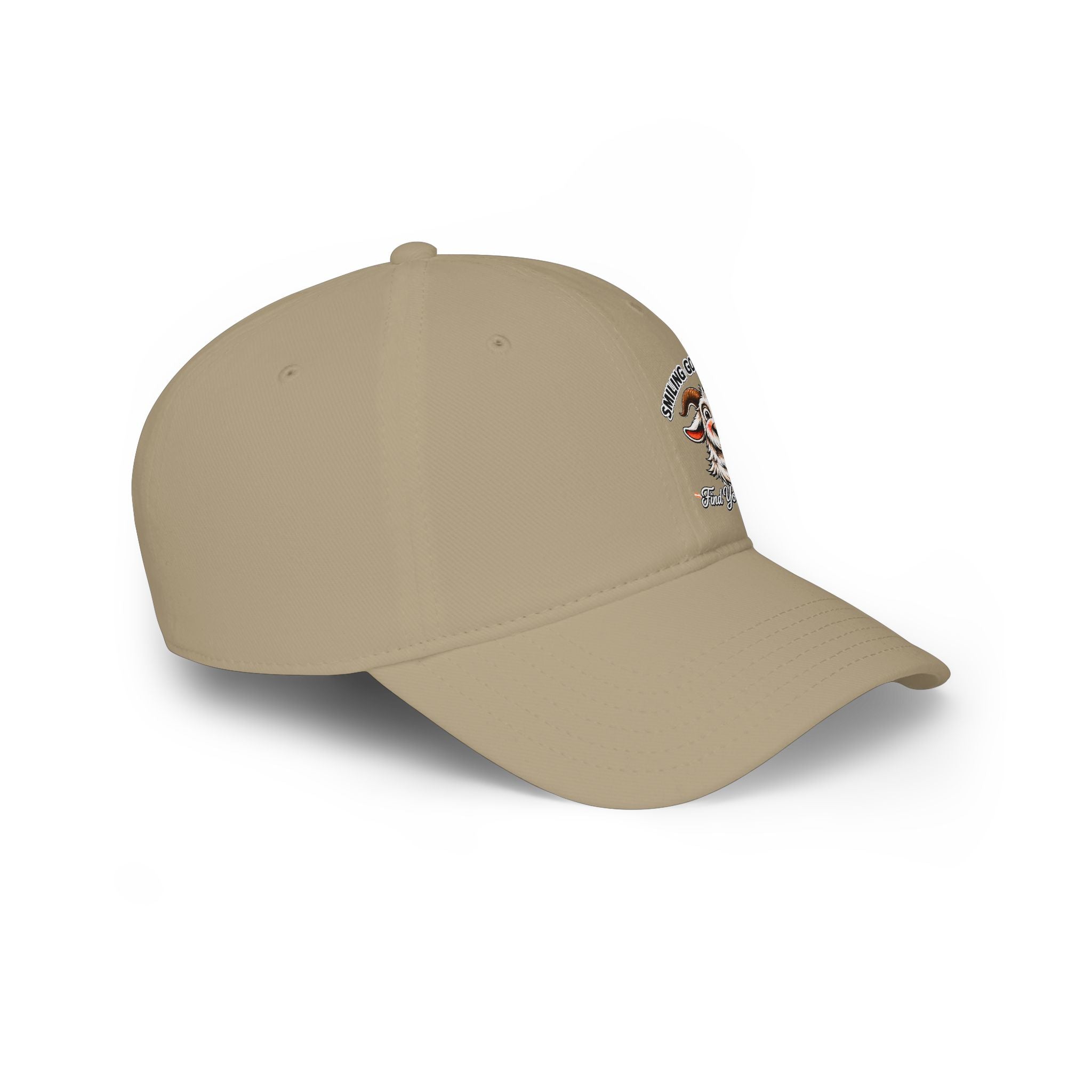 Smiling Goat Trails Low Profile Baseball Cap — Rustic Farm Hat
