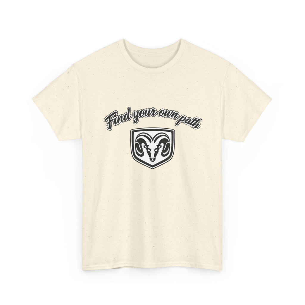 Find Your Own Path T-Shirt — Ram Crest Graphic Tee