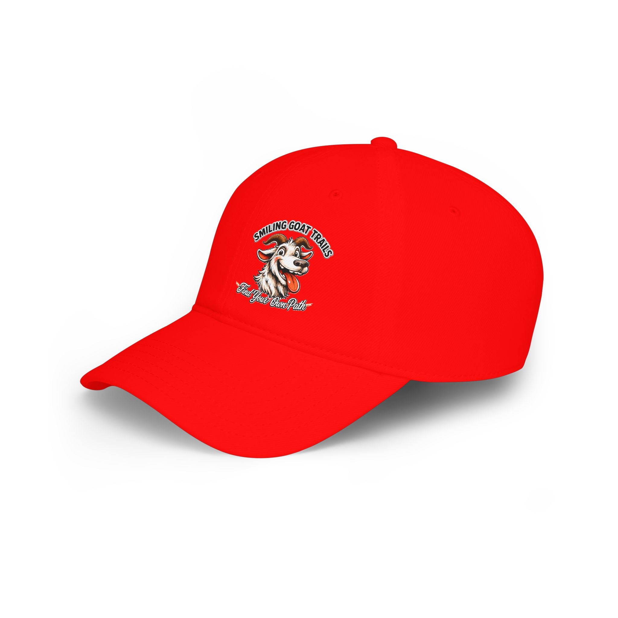Smiling Goat Trails Low Profile Baseball Cap — Rustic Farm Hat
