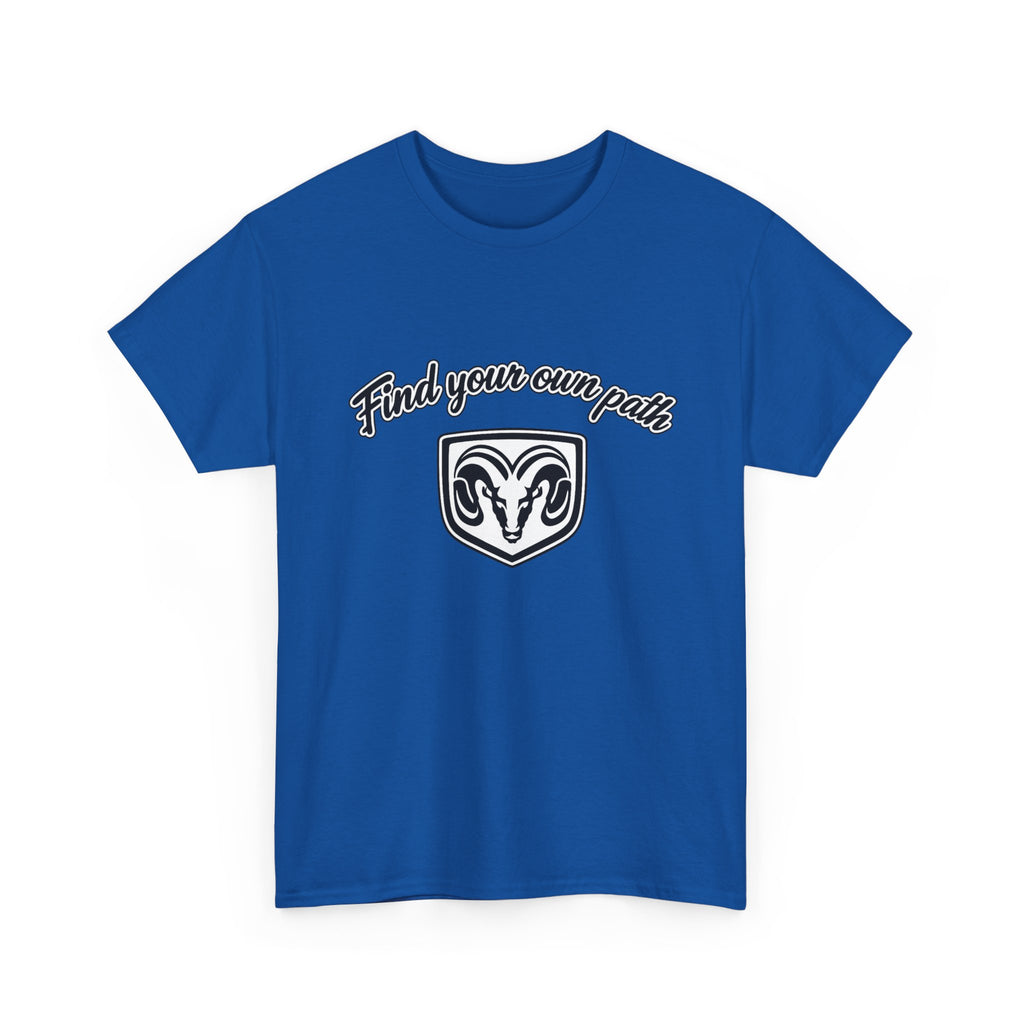 Find Your Own Path T-Shirt — Ram Crest Graphic Tee
