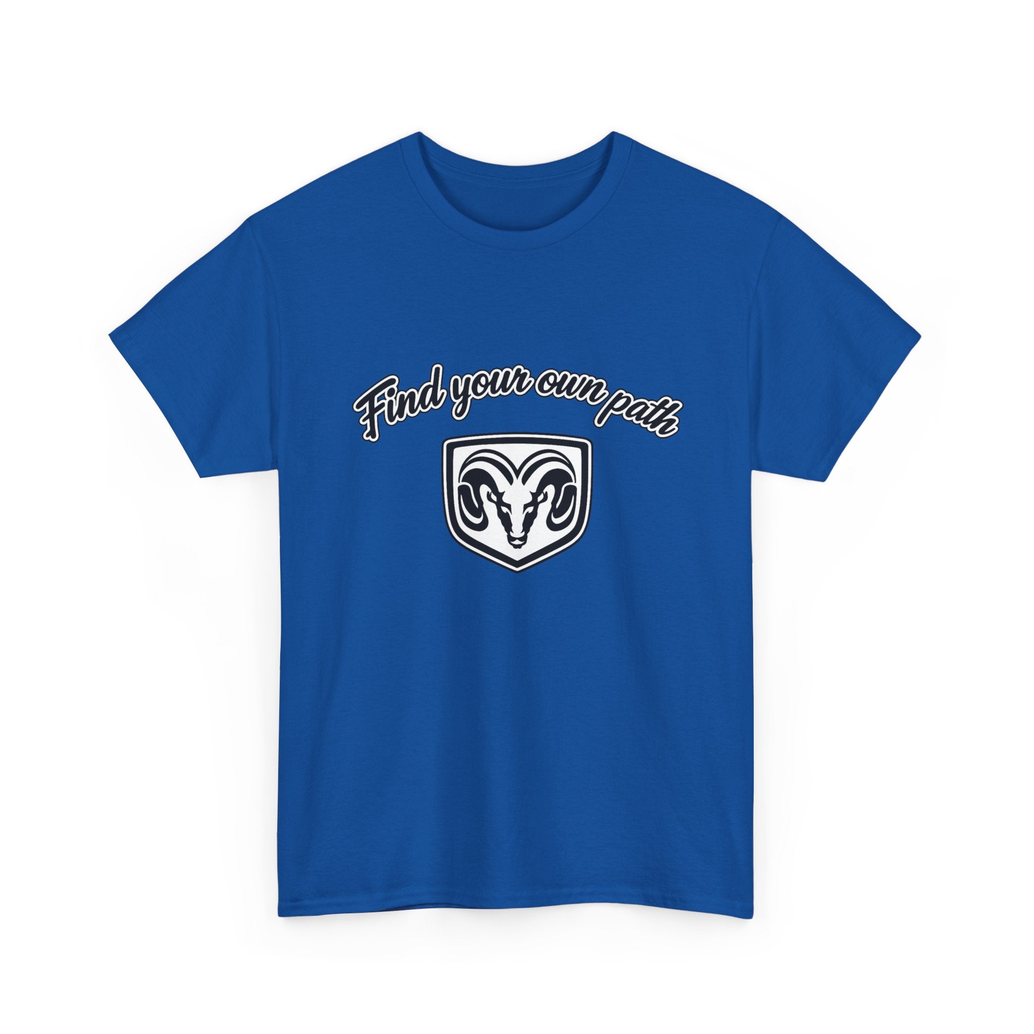 Find Your Own Path T-Shirt — Ram Crest Graphic Tee
