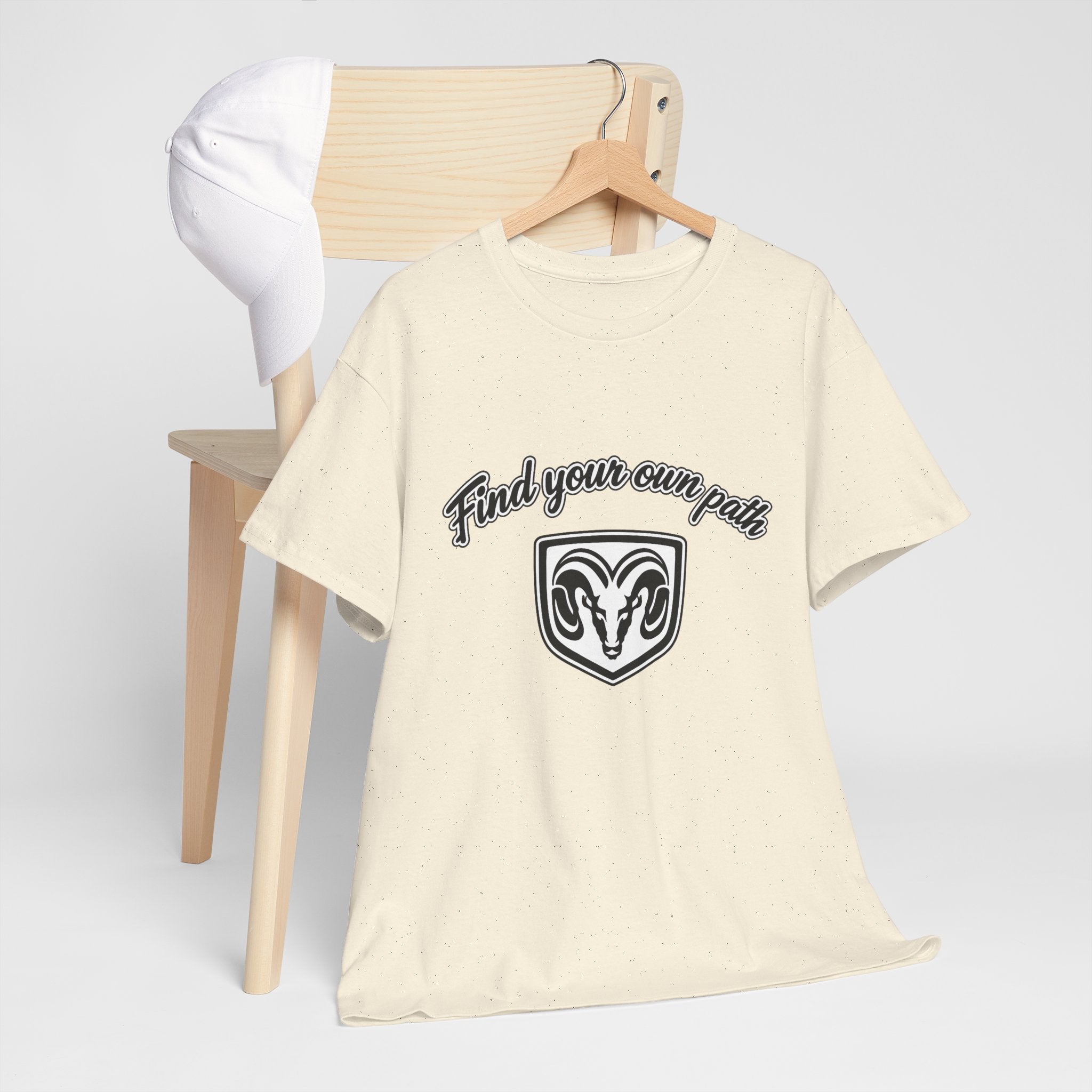 Find Your Own Path T-Shirt — Ram Crest Graphic Tee