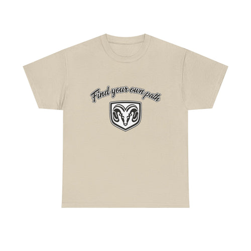Find Your Own Path T-Shirt — Ram Crest Graphic Tee