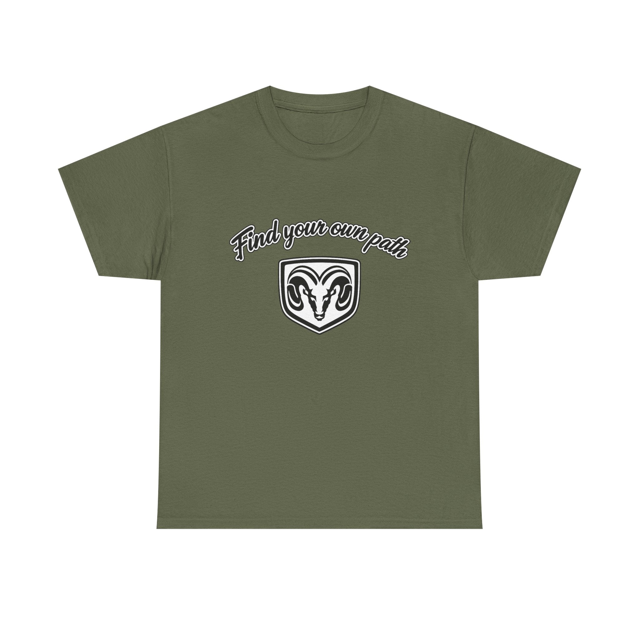 Find Your Own Path T-Shirt — Ram Crest Graphic Tee