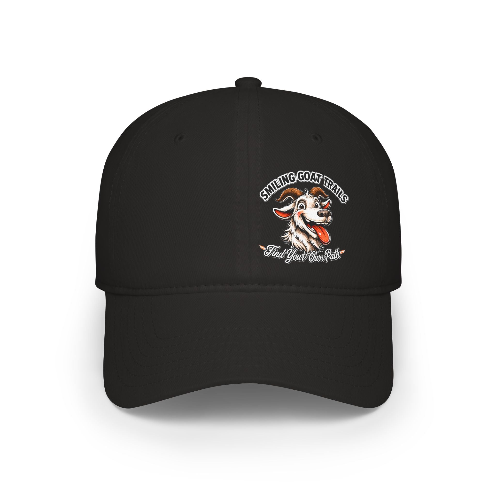 Smiling Goat Trails Low Profile Baseball Cap — Rustic Farm Hat