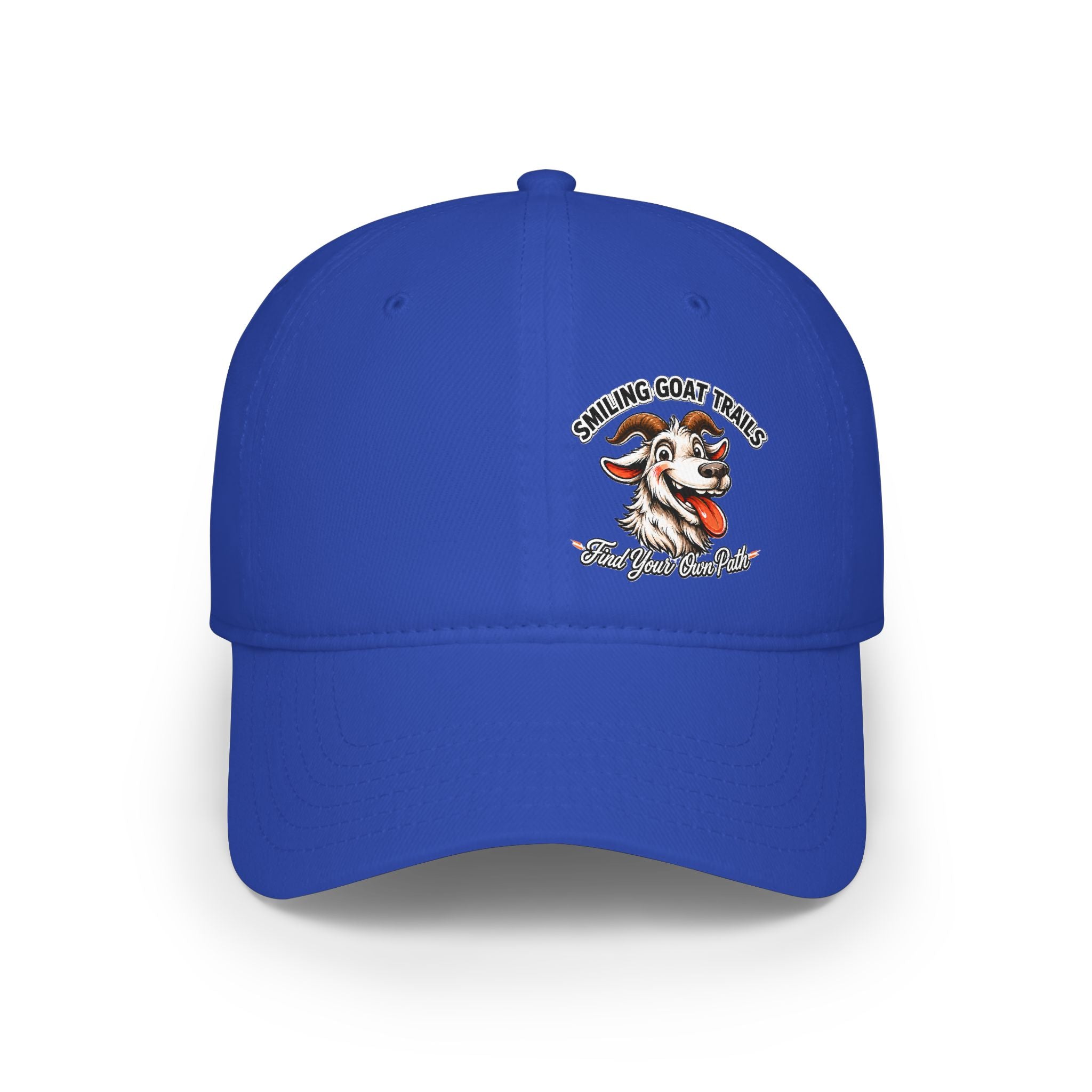Smiling Goat Trails Low Profile Baseball Cap — Rustic Farm Hat