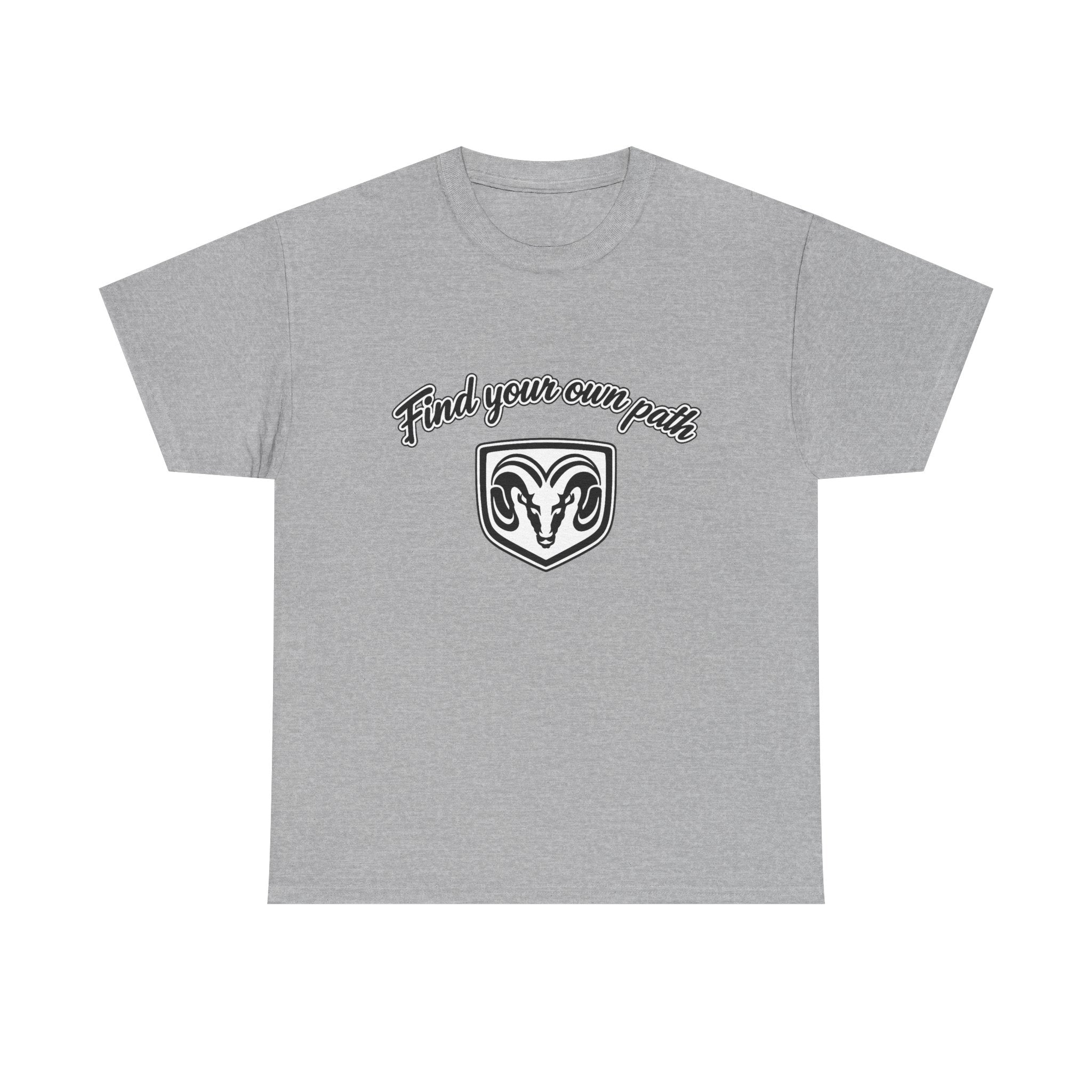 Find Your Own Path T-Shirt — Ram Crest Graphic Tee