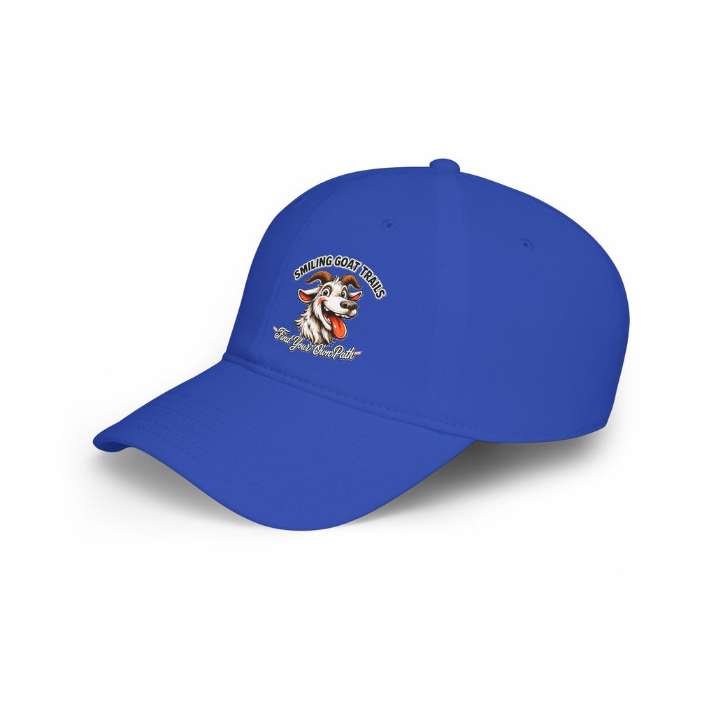 Smiling Goat Trails Low Profile Baseball Cap — Rustic Farm Hat