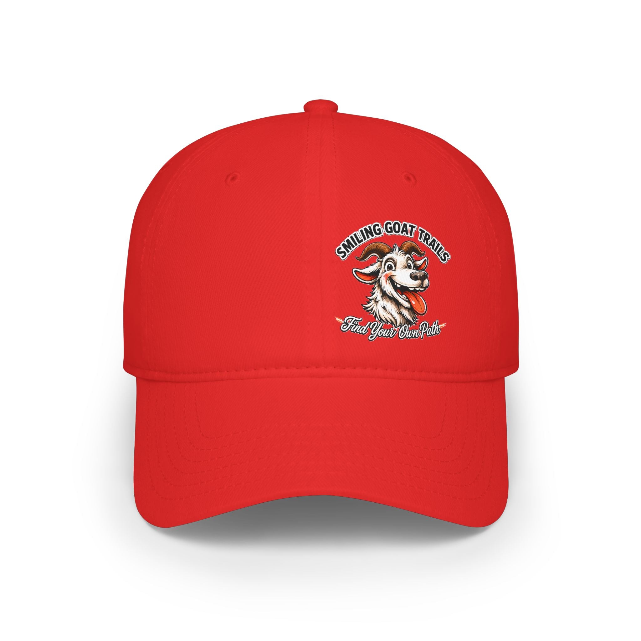 Smiling Goat Trails Low Profile Baseball Cap — Rustic Farm Hat