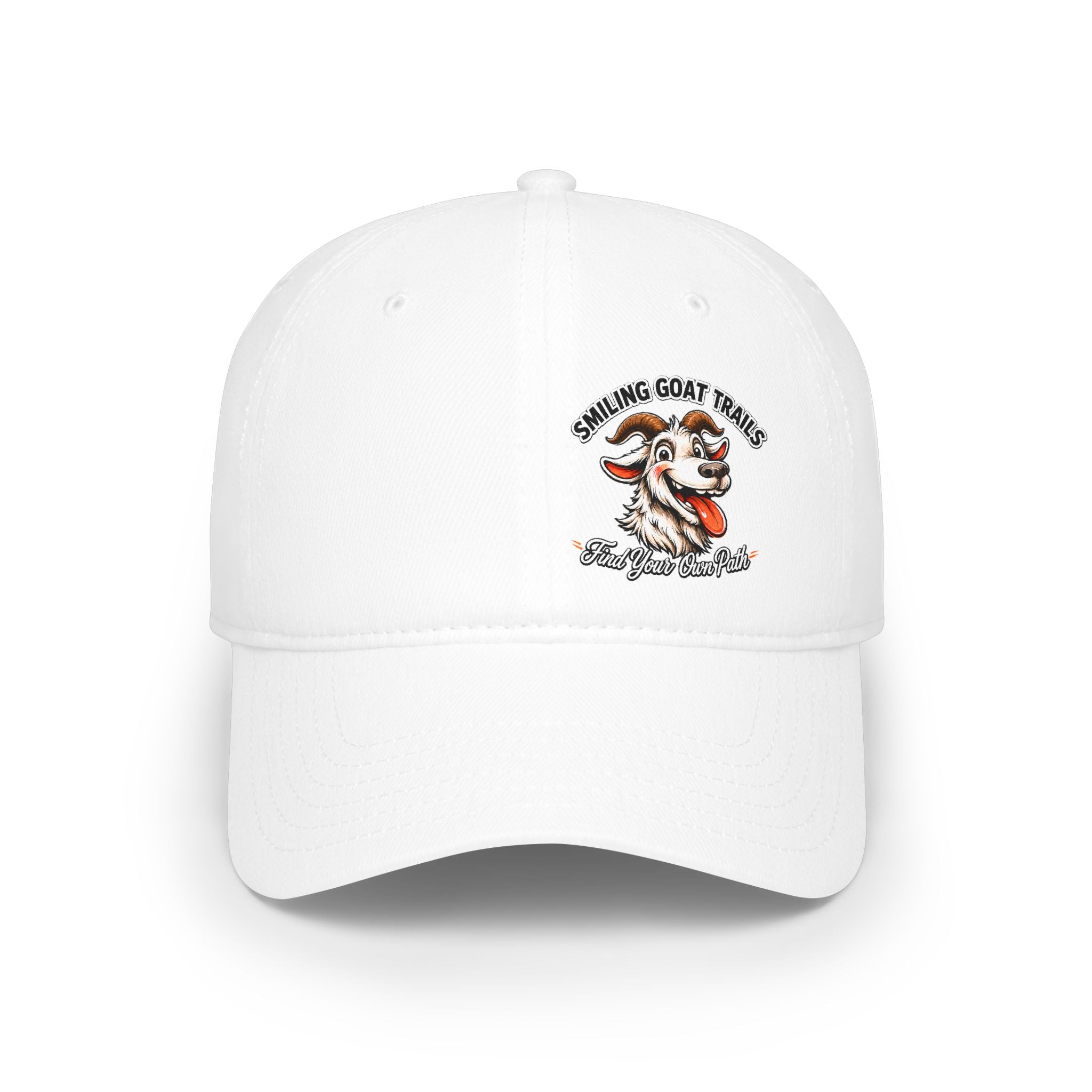 Smiling Goat Trails Low Profile Baseball Cap — Rustic Farm Hat