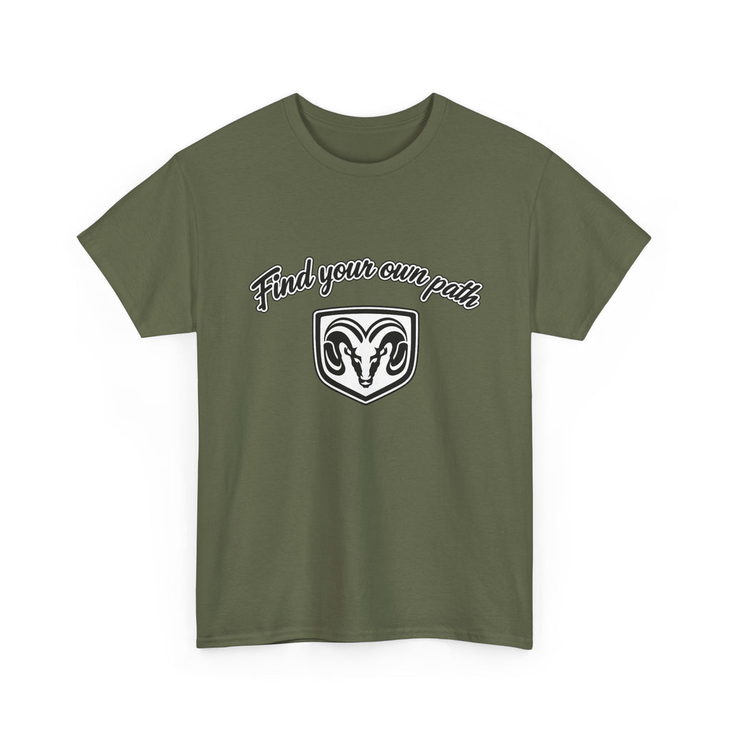 Find Your Own Path T-Shirt — Ram Crest Graphic Tee