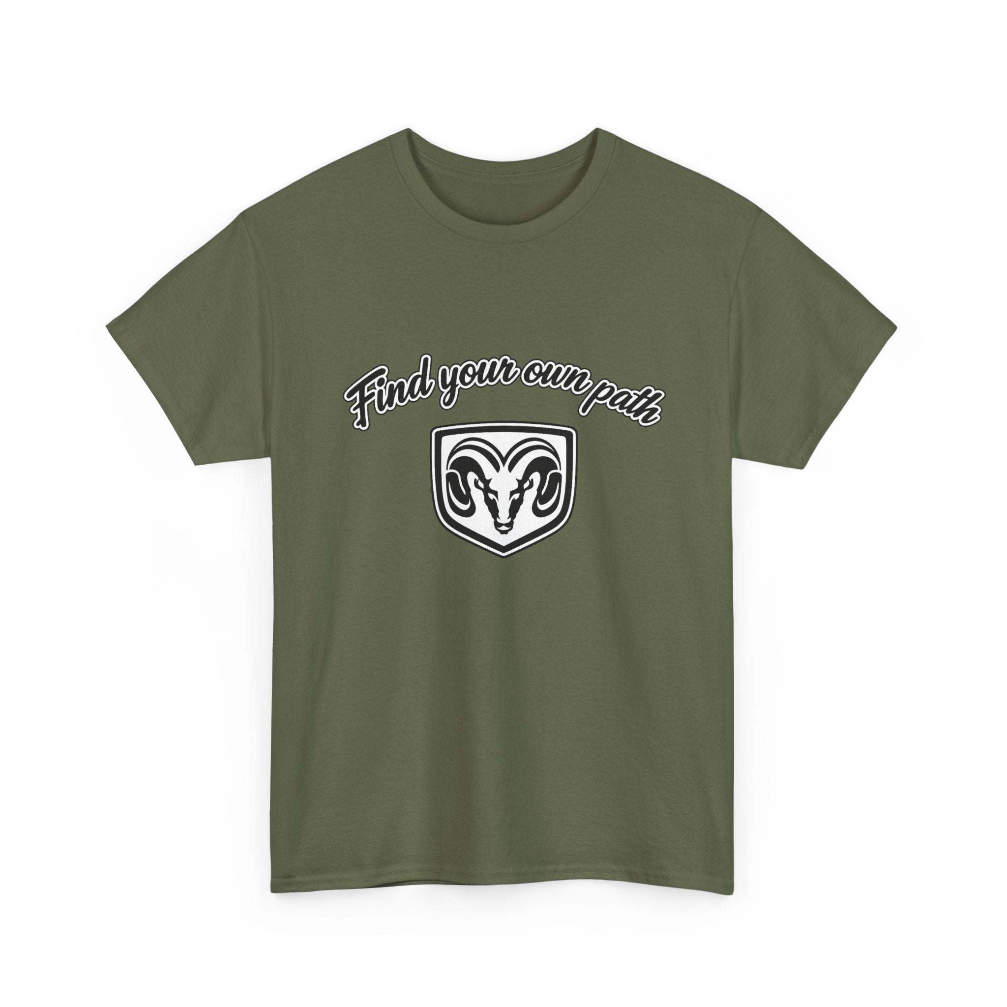 Find Your Own Path T-Shirt — Ram Crest Graphic Tee