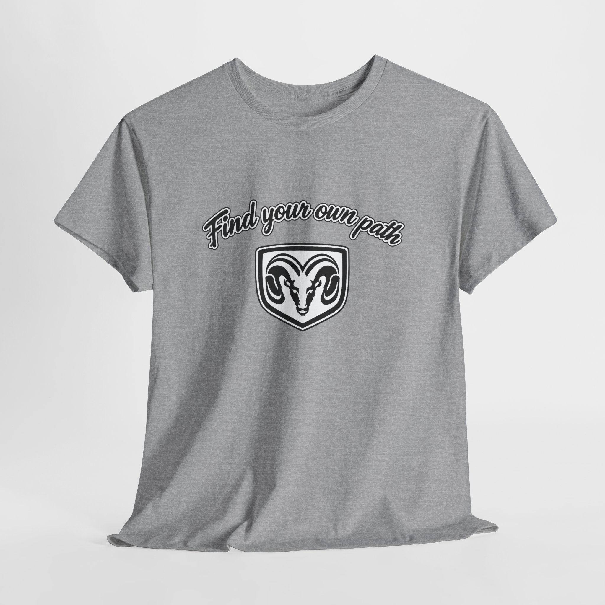Find Your Own Path T-Shirt — Ram Crest Graphic Tee