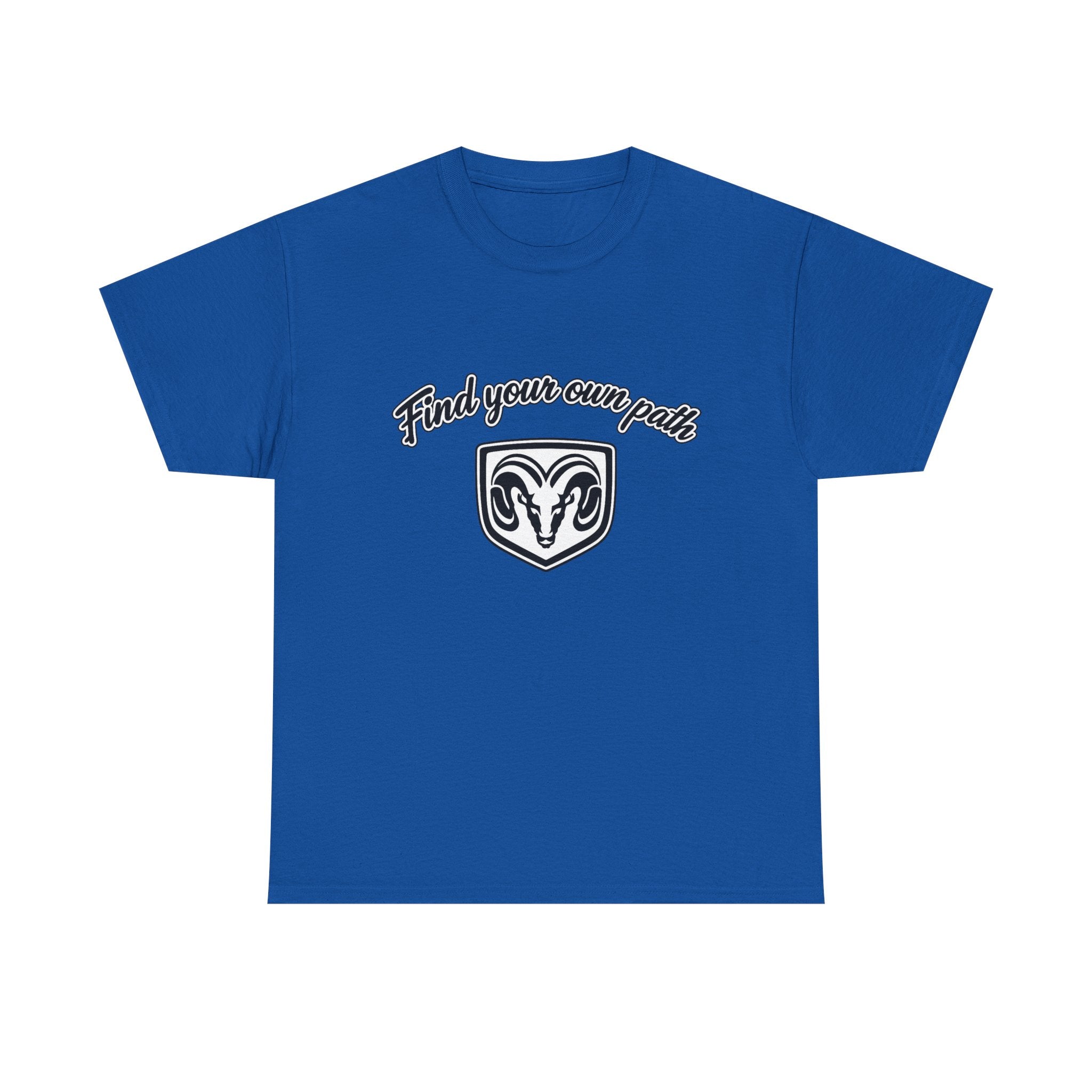 Find Your Own Path T-Shirt — Ram Crest Graphic Tee